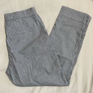 Hollister Pin Striped Navy & White Pants